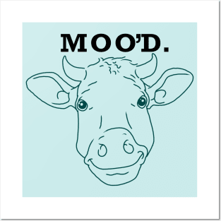 MOO’D - happy Posters and Art